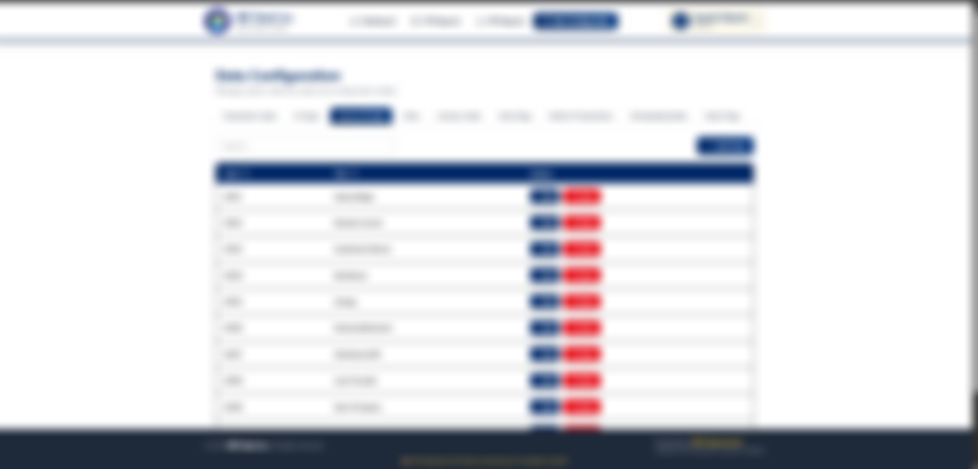 AMLA Reports System screenshot